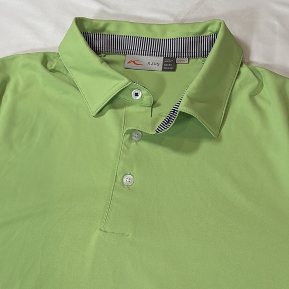 KJUS Other - KJUS Mens Large 50 Green Golf Polo Soren Stretch UPF 50+ Performance Shirt